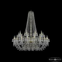 Люстра хрустальная 1410/20+10/400/h-130 G V0300 Bohemia Ivele Crystal (Богемия Ивеле Кристалл)