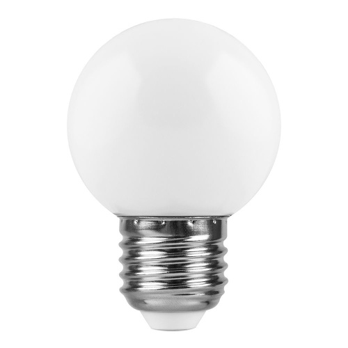 Лампа светодиодная Feron LB-37 Шарик матовый E27 1W 230V 2700K фото 6