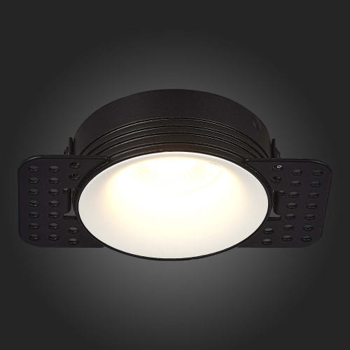 ST218.458.01 Св-к встр. Черный GU10 1*50W  IP20 D78xH30 165-265V Без ламп Встраиваемые светильники фото 4