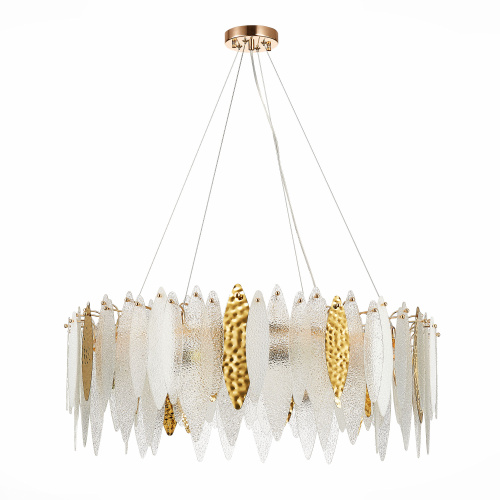 SL1224.203.10 Люстра подвесная ST-Luce Золотистый/Прозрачный, Белый E14 10*60W LASTRA фото 10