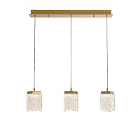 Подвесной светильник MD25020403-3B2 Satin gold, LED/16.4W, 3000K dimmable