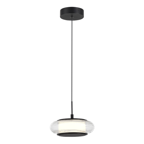 SL6239.403.01 Светильник подвесной ST-Luce черный/прозрачный LED 1*7W 3000K FRITTELA
