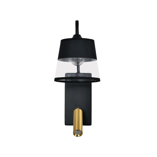 Настенный светильник Escada 598/1A E27*40W Black/Brass фото 4