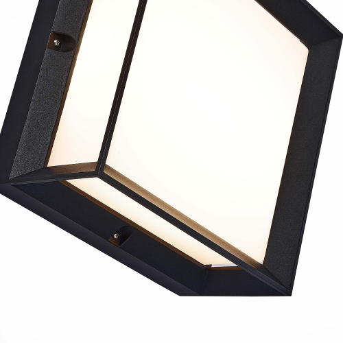 SL077.402.01 Светильник уличный потолочный ST-Luce Черный/Белый LED 1*12W 3000K CUBISTA фото 6