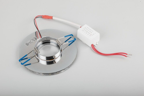 Светильник встраиваемый с белой LED подсветкой Feron CD970 потолочный MR16 G5.3 прозрачный фото 4