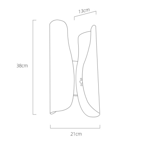 Настенный светильник MT8901-2W  brass фото 6