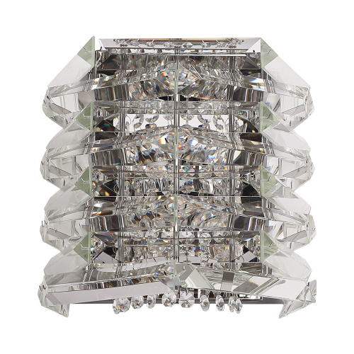 SL6137.101.02 Светильник настенный ST-Luce никель/прозрачный E14 2*40W STROZZI фото 5