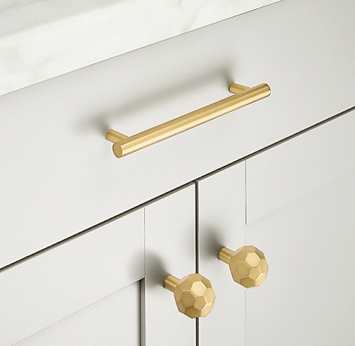 Ручка-кнопка Durham d.3.2 Lac.Burnished Brass фото 2