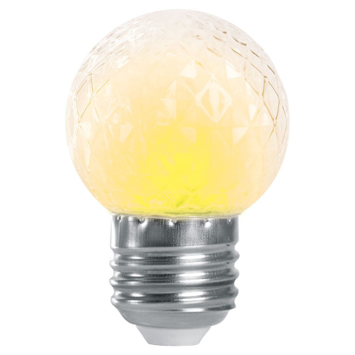 Лампа-строб Feron LB-377 Шарик прозрачный E27 1W 230V 2700K фото 2