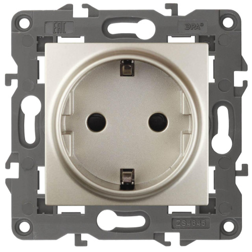 Розетка ЭРА Elegance 2P E Schuko 16A 250V 14-2101-04 Б0034268 Розетка ЭРА Elegance 2P E Schuko 16A 250V 14-2101-04 Б0034268