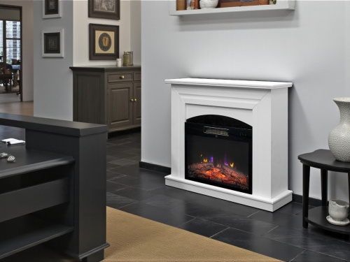 Каминокомплект MONZA/МАЛИБУ Лофт Оникс с очагом Электроочаг KENDAL/КЕНДАЛ 24 фото 4