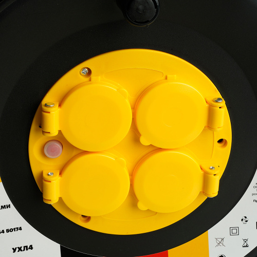 Катушка без провода 4-местная со шторками, с крышками STD44 фото 7