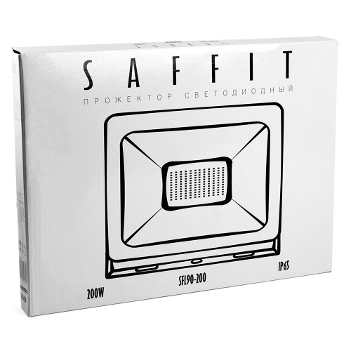 Светодиодный прожектор SAFFIT SFL90-200 IP65 200W 6400K черный фото 8