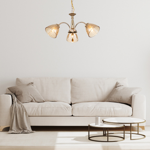 Подвесной светильник Escada 658/3PL E27*40W Gold фото 4