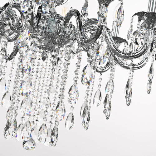 Люстра с хрустальными подвесками AL79101/10/250 B Ni Bohemia Ivele Crystal (Богемия Ивеле Кристалл) фото 7