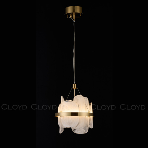 Подвесной светильник Cloyd COLD P1 / Ø30 см - латунь (арт.11516) фото 4