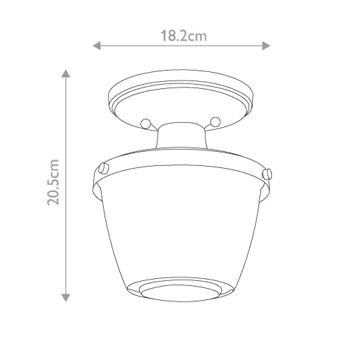 Потолочный светильник для ванных комнат Quoizel, Арт. QZ-DUBLIN-SF-PC фото 4