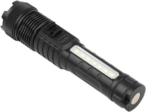 Светодиодный фонарь ЭРА UA-401 универсальный аккумуляторный 3 Вт LED + 3 Вт COB оптический Zoom 3 режима магнит type C Б0069803 фото 4