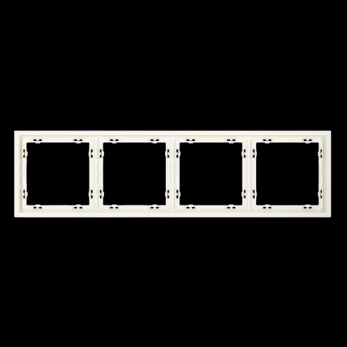 Рамка пластиковая S70 на 4 пост, (хлопок) Voltum VLS100413 Рамка пластиковая S70 на 4 пост, (хлопок) Voltum VLS100413