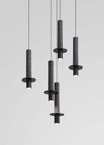 Подвесной светильник 10704P black/grey фото 2