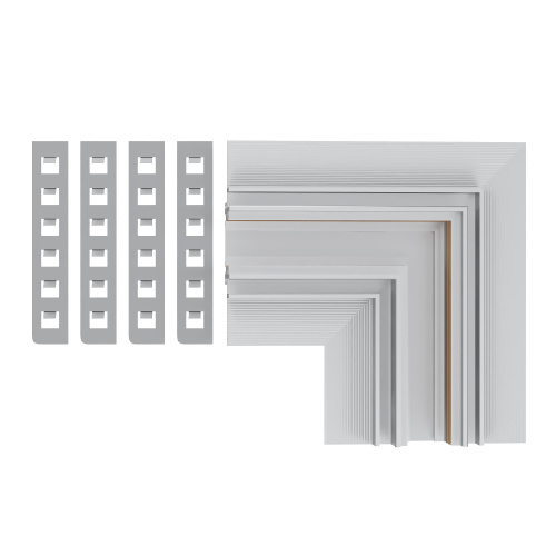 ST1007.529.12 Угол-соединитель для встраиваемого магнитного шинопровода под ГКЛ 12мм ST-Luce Белый SKYLINE 48+