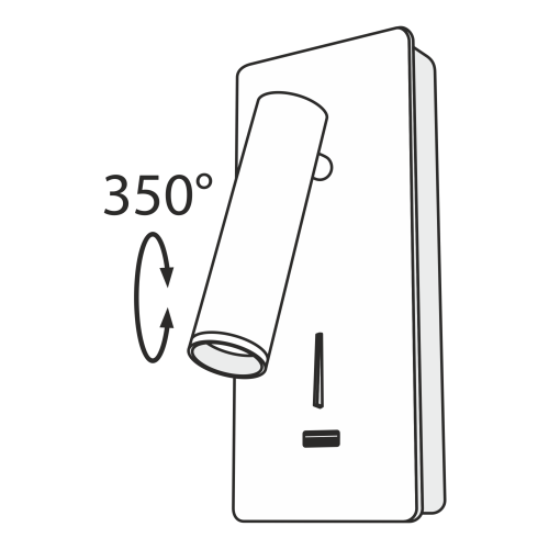 Настенный светильник (бра) Technical C041WL-L3B3K фото 2