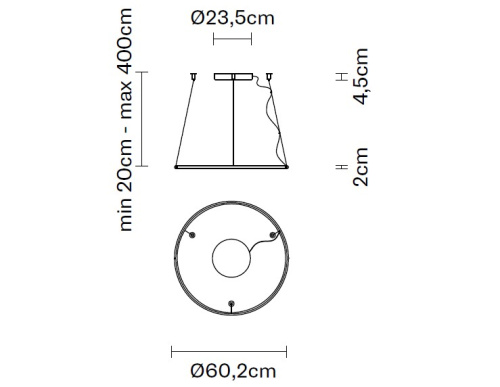 Подвесной светильник Olympic 60 Bronze фото 2
