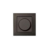 Диммер поворотно-нажимной Liregus Epsilon антрацит 28-1111