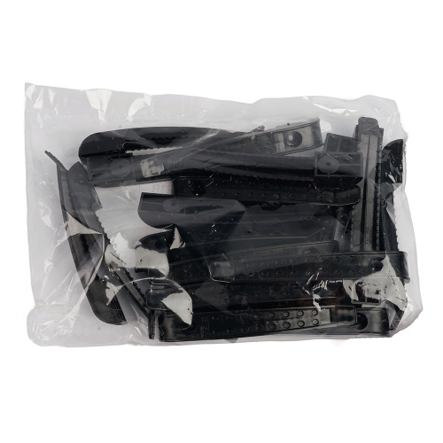 Держатель кабеля для прямого монтажа односторонний ДКО-2 STEKKER PMHR1B, черный (20 шт в упаковке) фото 3