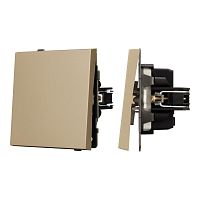 Механизм звонкового выключателя SWT-TENDO-MKR1-SFPL-GD (230V, 10A) Arlight 054588