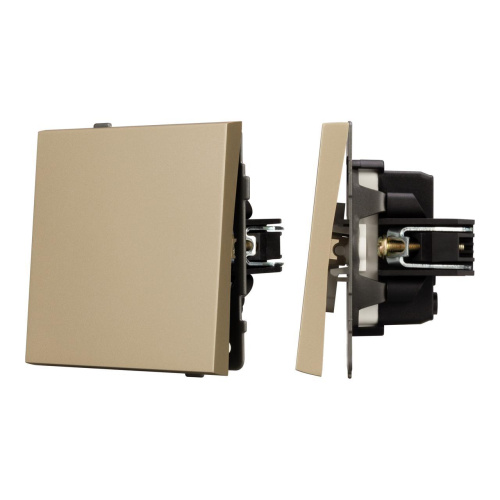 Механизм звонкового выключателя SWT-TENDO-MKR1-SFPL-GD (230V, 10A) Arlight 054588 Механизм звонкового выключателя SWT-TENDO-MKR1-SFPL-GD (230V, 10A) Arlight 054588