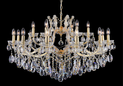 Люстра Crystal Lux HOLLYWOOD SP12+6 GOLD фото 3