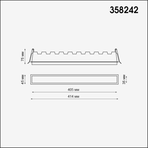 Встраиваемый светодиодный светильник Novotech Spot Hielo 358242 фото 3