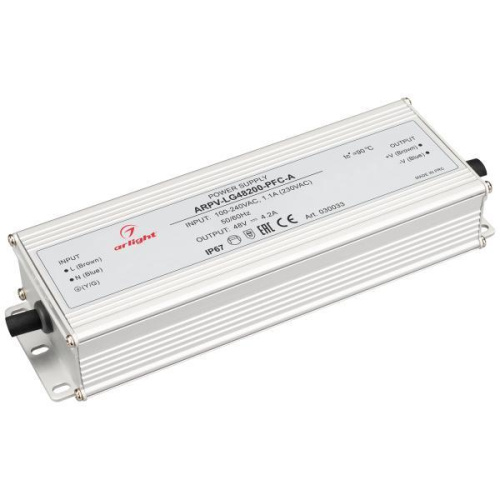 Блок питания Arlight ARPV-LG48200-PFC-A 48V 200W IP67 4,2A 030033 Блок питания Arlight ARPV-LG48200-PFC-A 48V 200W IP67 4,2A 030033