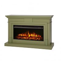 Электрокамин RealFlame Marco 36 GN оливковый с очагом Flash 36