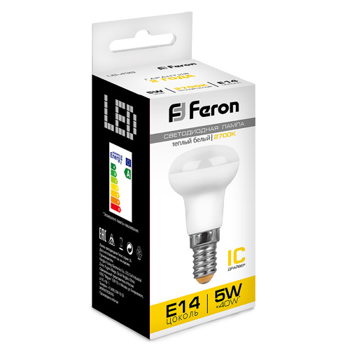 Лампа светодиодная Feron LB-439 E14 5W 175-265V 2700K фото 2