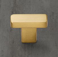 Ручка-кнопка Vauxhall L.3.2 Lac.Burnished Brass