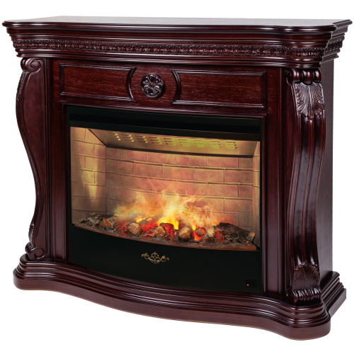 Каминокомплект BARCELONA/БАРСЕЛОНА Античный дуб с очагом Электроочаг FIRESTAR/ФАЕРСТАР 33 фото 2