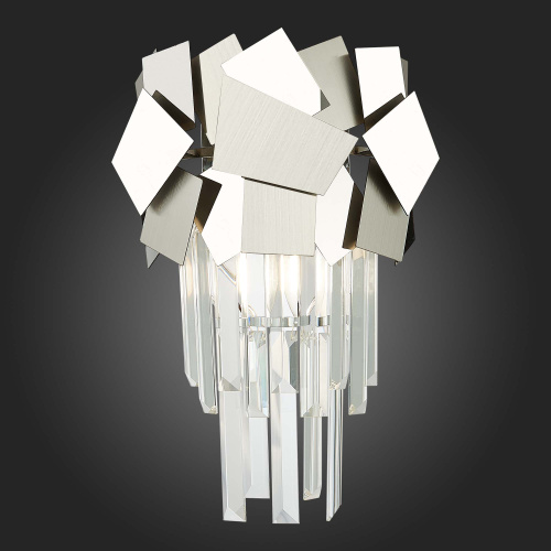 SL1232.101.01 Бра ST-Luce Хром/Прозрачный, Хром E14 1*60W CASERTA фото 4