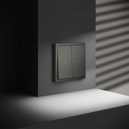 Выключатель встраиваемый S70 для жалюзи 10А, (титан) Voltum VLS020706 фото 6