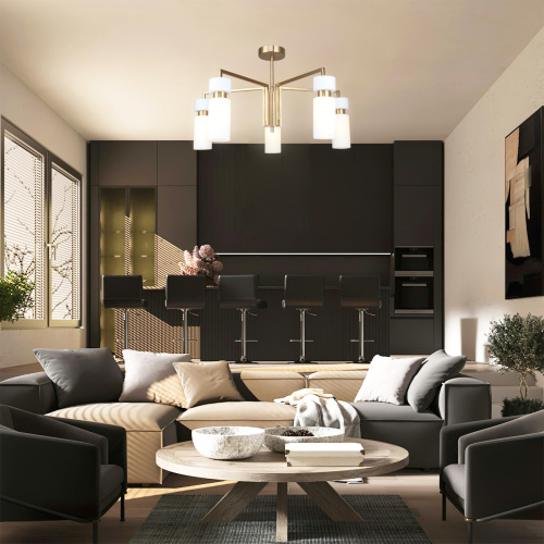 Светильник на штанге Escada 1171/5P E14*40W Brass фото 3