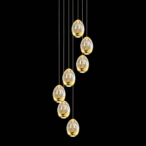 Подвесной светильник MD13003023-7A gold фото 3