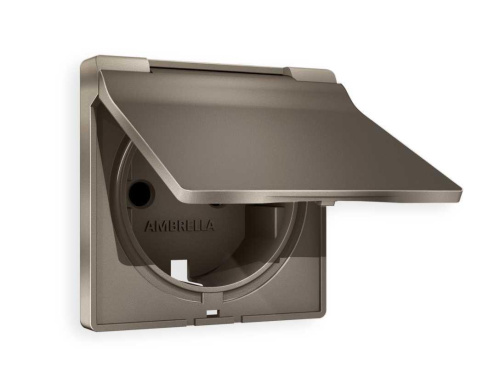 Лицевая панель розетки AMBRELLA VOLT AP6380