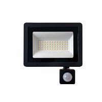 Светодиодный прожектор SAFFIT с выносным датчиком SFL80-50 IP65 50W 6400K черный