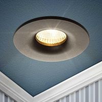 Светильник встраиваемый алюминиевый ЭРА KL105 BK под лампу MR16 GU5.3 черный Б0059792