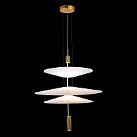 SL6101.223.01 Люстра подвесная ST-Luce Золотистый/Белый LED 1*15W 3000K ISOLA