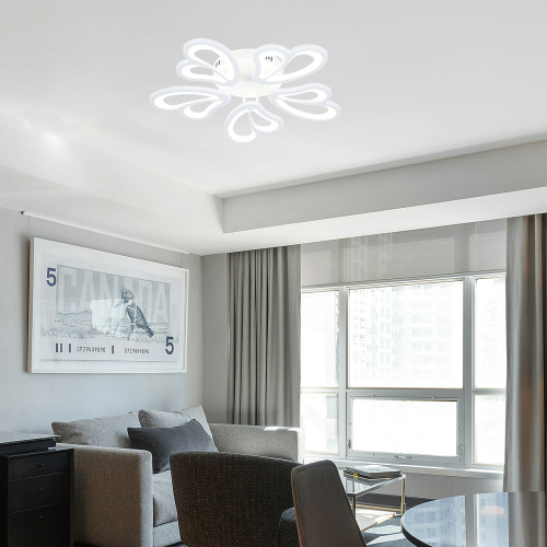 Потолочный светильник Escada 10229/5 LED*77W Matt White фото 5
