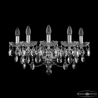 Бра хрустальные 1415B/5/200/XL Ni Bohemia Ivele Crystal (Богемия Ивеле Кристалл)
