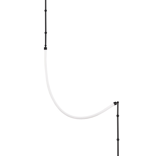 SL6132.401.20 Светильник настенно-потолочный ST-Luce Черный/Белый LED 1*20W 3000K STRAP