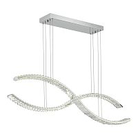 SL6206.103.50 Светильник подвесной ST-Luce Хром/Прозрачный LED 1*50W 3000K ACENO